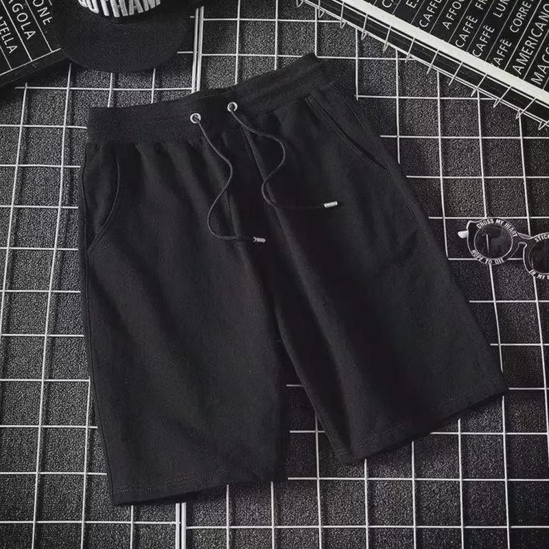 Men's 100% Cotton Quick-Drying Summer Shorts, 5-Inch Length