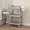 Multi-Layer Salon Cart for Beauty, Nail, Hair, Eyelash Tools Organization