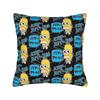 S-Simpsons Homer Donut Pink Sprinkles Pillow Case Retro Trendy Pillow Cover Print Pillowcases For Sofa Couch Bed Living Room