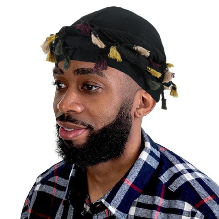 Men Head Wrap Sweat Wicking Pirate Hat for Climbing and Riding Sports Headwear