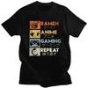Ramen Anime Gaming Repeat T Shirt for Men Tshirt Leisure Birthday Fathers Day Gift Tees Short Sleeve Tshirts Loose Fit