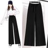 DIMANAF 2025 Autumn Winter Women Plus Size Pants Lady Long Pants Knitted Oversized Loose Bottoms