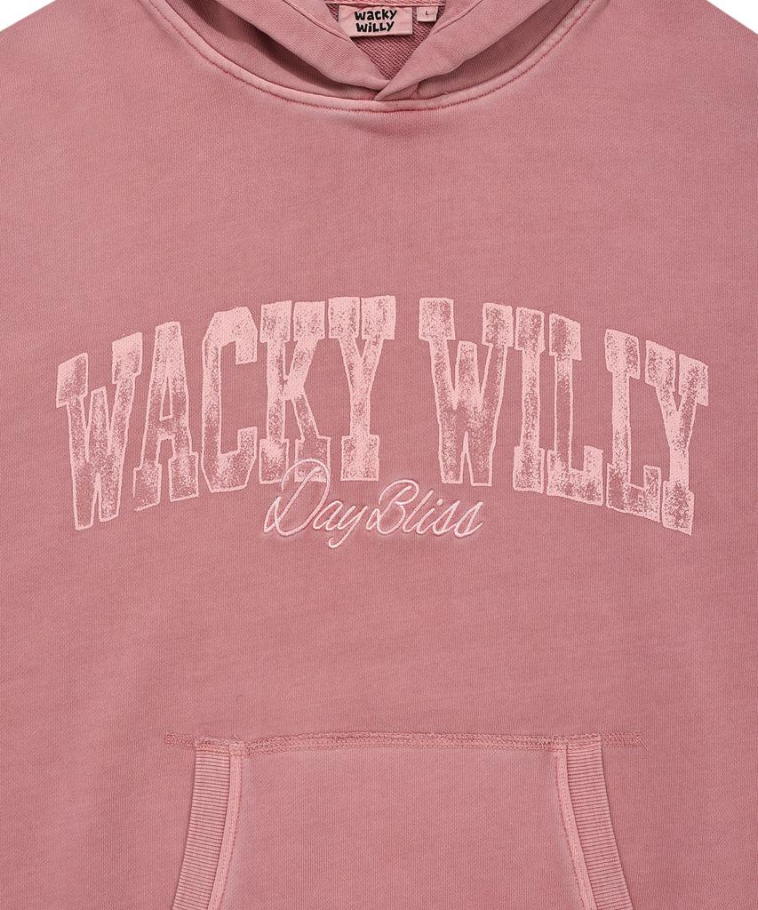 PIGMENT Typo Hoodie Sweat Pink
