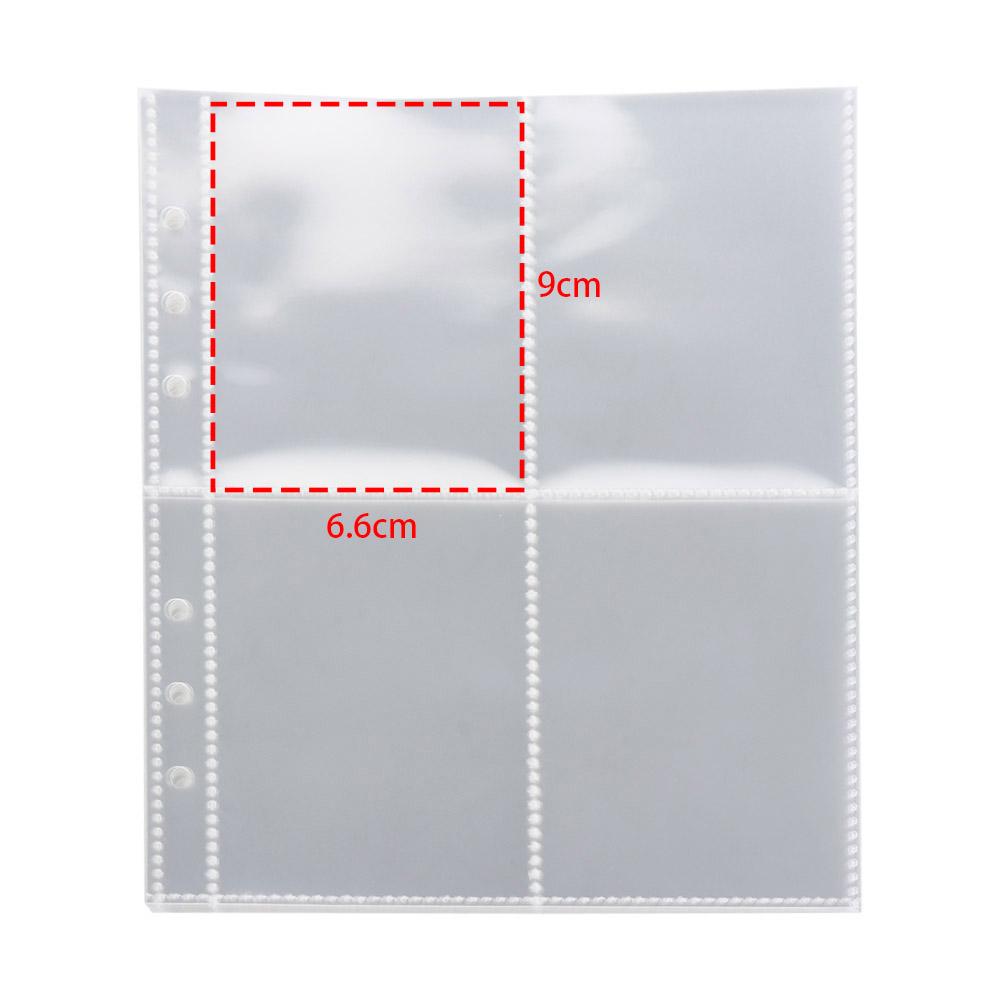 10 Stück Cartoon a6 Fotokartenhalter a6 PVC Idol Fotoalbum 4 Fächer Innenseiten Fotokarten Sammelband Schreibwaren