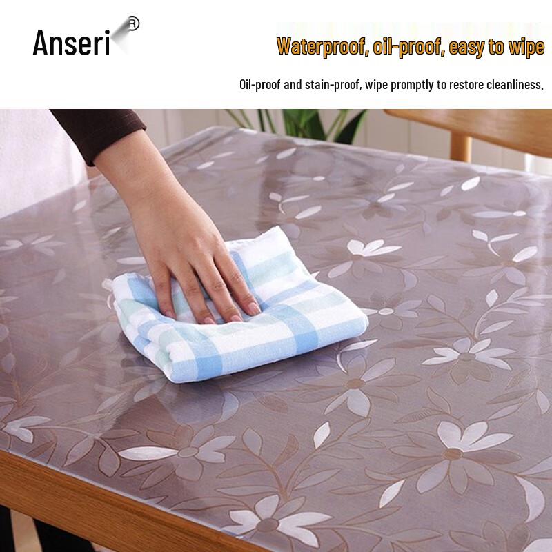 ASRay PVC Transparent Soft Glass Table Mat