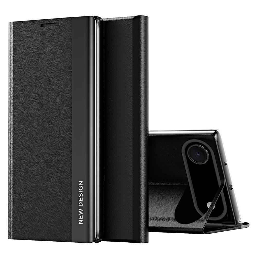 For iPhone 17 Air Case Anti-Drop Leather Phone Cover with Stand