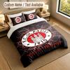 Bettwäsche-Set 1 Bettbezug 2 Kissenbezüge FC St. Pauli Print Weiche Bettwäsche Schlafzimmer Dekor