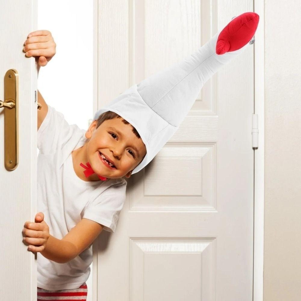 Nastavitelný design Kreslený klobouk husy Bílá/Růžová barva Cosplay kostýmový klobouk Cosplay událost