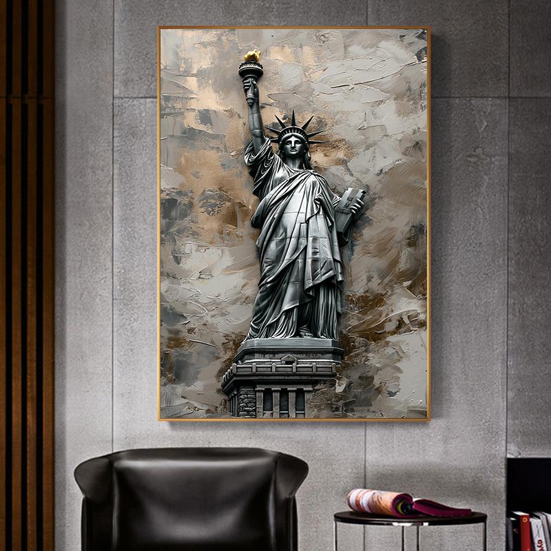 Modern 3D Visual Effects Ballerina Girl Wind Chimes Butterfly Artwork Poster Canvas Paintings Wall Art Pictures Home Decor