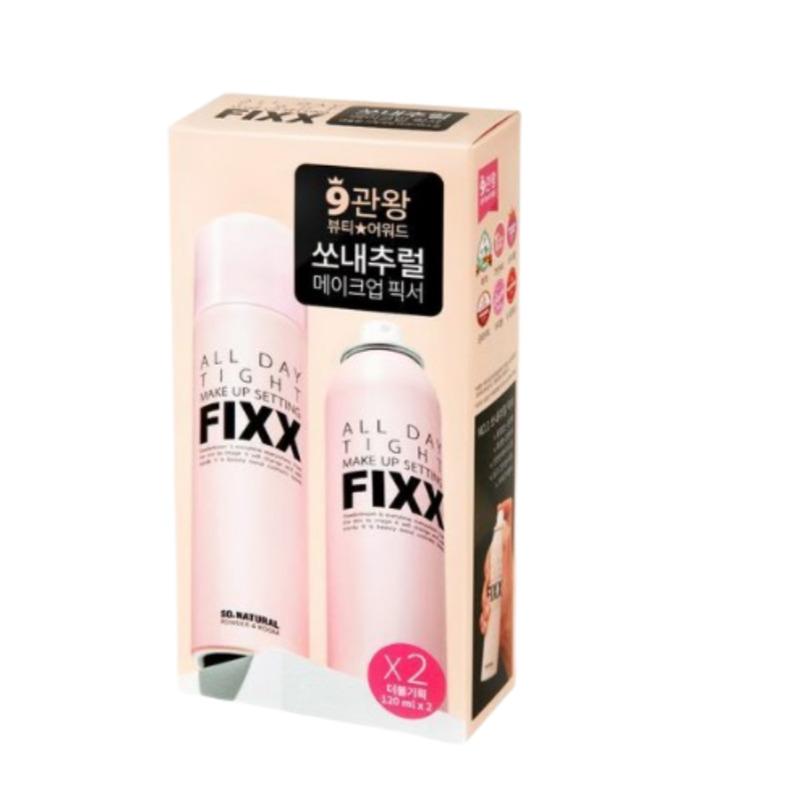 So Natural All Day Makeup Fixer Double Set (120ml + 120ml)