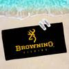 B-Brownings Logo Anime Beach Swimming Towel Soft Absorbent Washcloth Children's Gifts for Kids Travel Camping Gym
