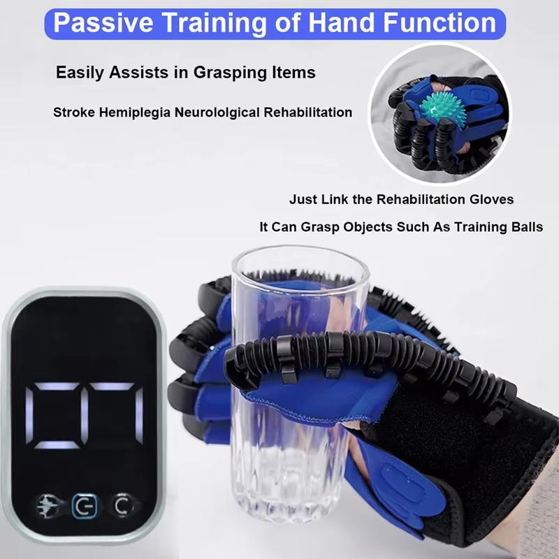 Durable And Safe Hand Rehabilitation Training Gloves Rehabilitation Robot Gloves Stroke Hemiplegia Intelligent Massage Hand Function Robot Gloves