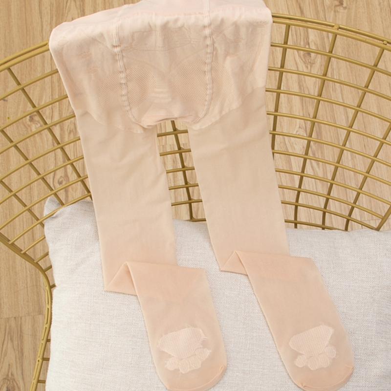 Children's Dance Tights Lightweight Solid Color Footed Leggings Comfortable Wear Pantyhose for Active Kids