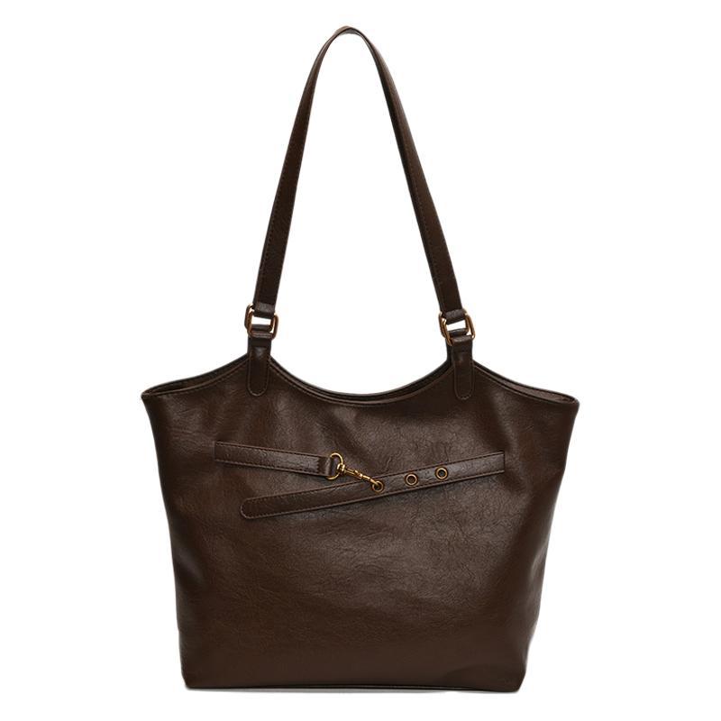 Commuter retro niche matte underarm bag women's 2025 new versatile shoulder bag portable tote bag