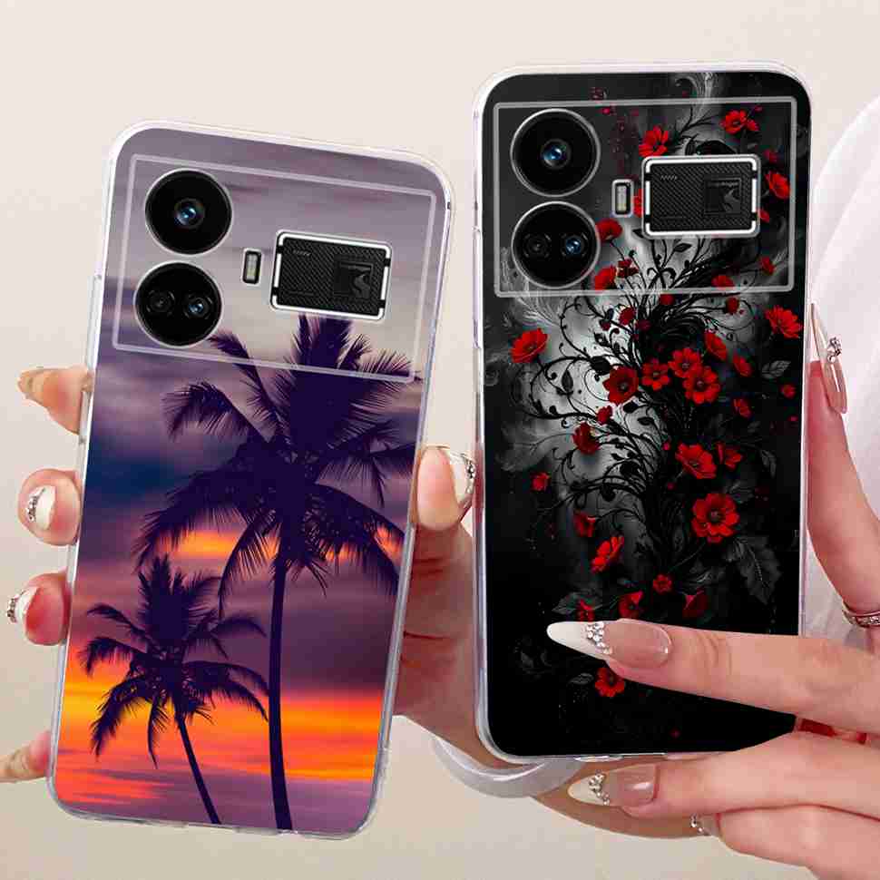 Bunte Mode Hülle für Realme GT5 5G RMX3820 Silikon TPU Abdeckung für Realme GT5 GT 5 240W 5G RMX3823 6.74" Bumper Handyhüllen