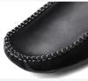 Men's Genuine Leather Driving Loafers - Wide Fit, Autumn/Winter Casual Korean Style
