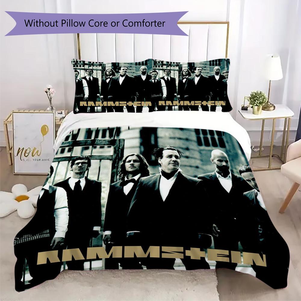 Rammstein, the German heavy metal rock band, lead singer Till Lindemann's household items, pillowcase, bedspread, bed cover (without core)R5