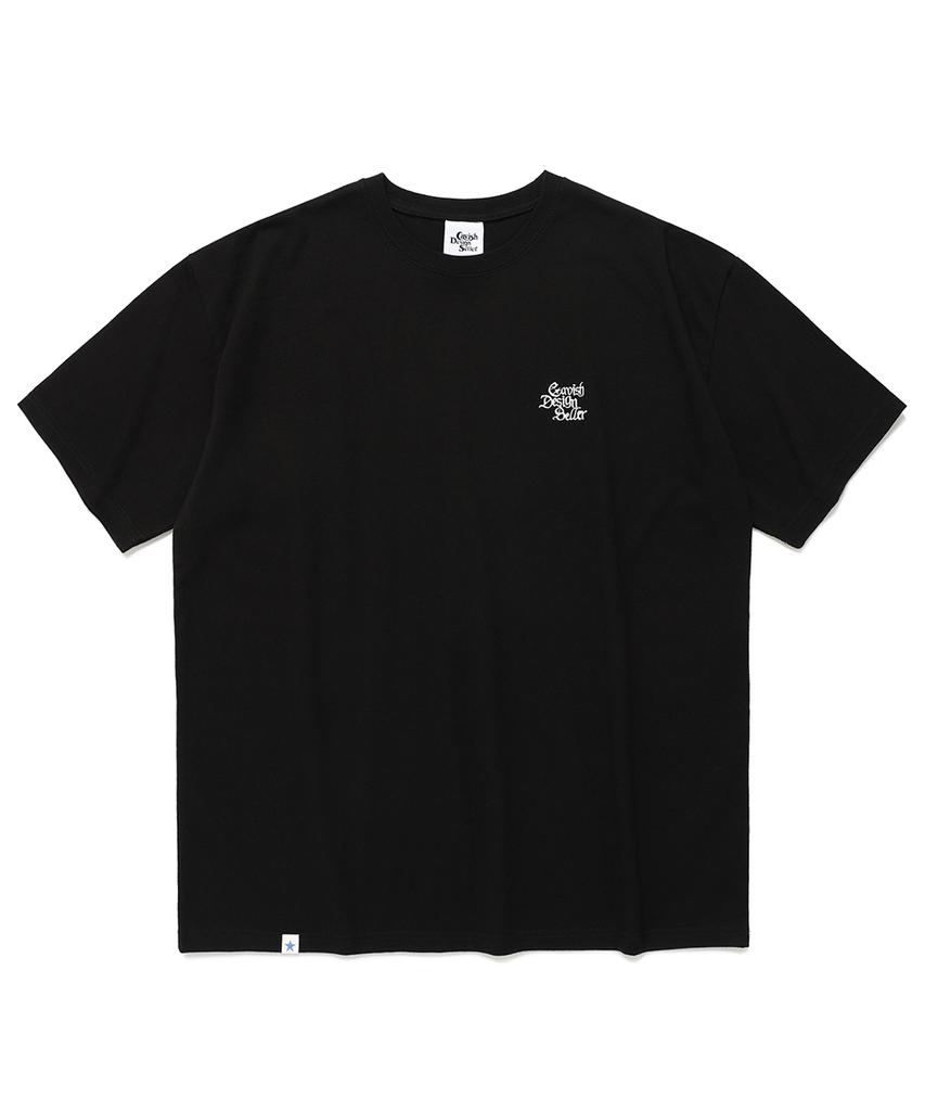 CAVISH Gothic Seller Emb Logo Ss Tee Black(Cv2Emut507A)
