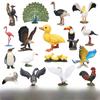 Miniature Bird Figurines Eagle Parrot Peacock