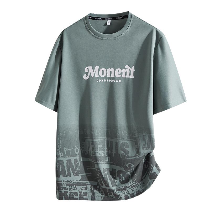 Men s Trendy Summer 2026 Casual Loose Short-Sleeve T-Shirt L