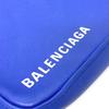 BALENCIAGA 476976 Triangle Clutch bag pouch accessory case blue/SilverHardware