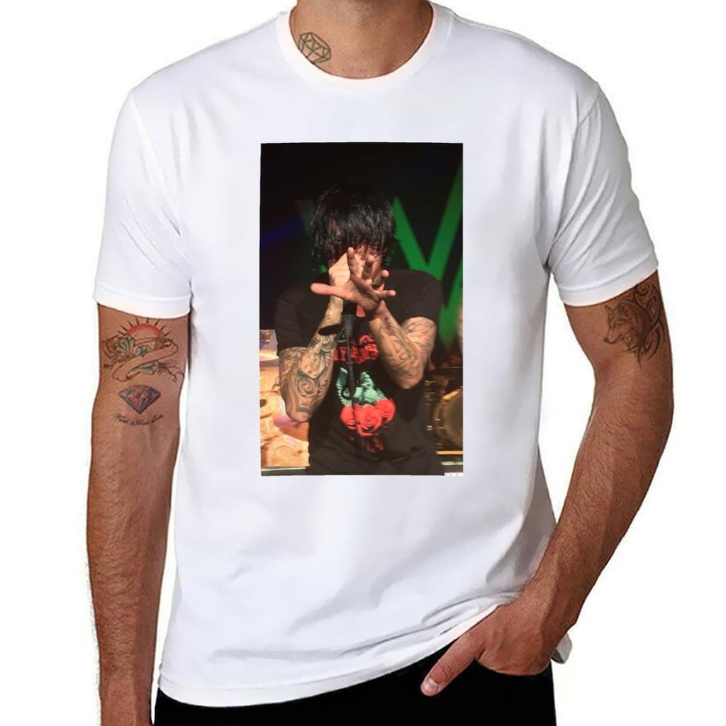 Kellin Quinn Tshirt Summer Tops Anime Clothes T Shirts for Men Cotton