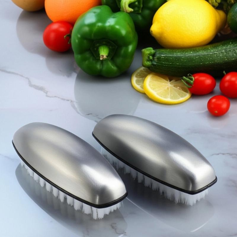 Multipurpose Fruits Vegetables Cleaning Brush Fingers Protection Carrot Potato Cleaner Kitchen Cleaning Supplies Small Brush