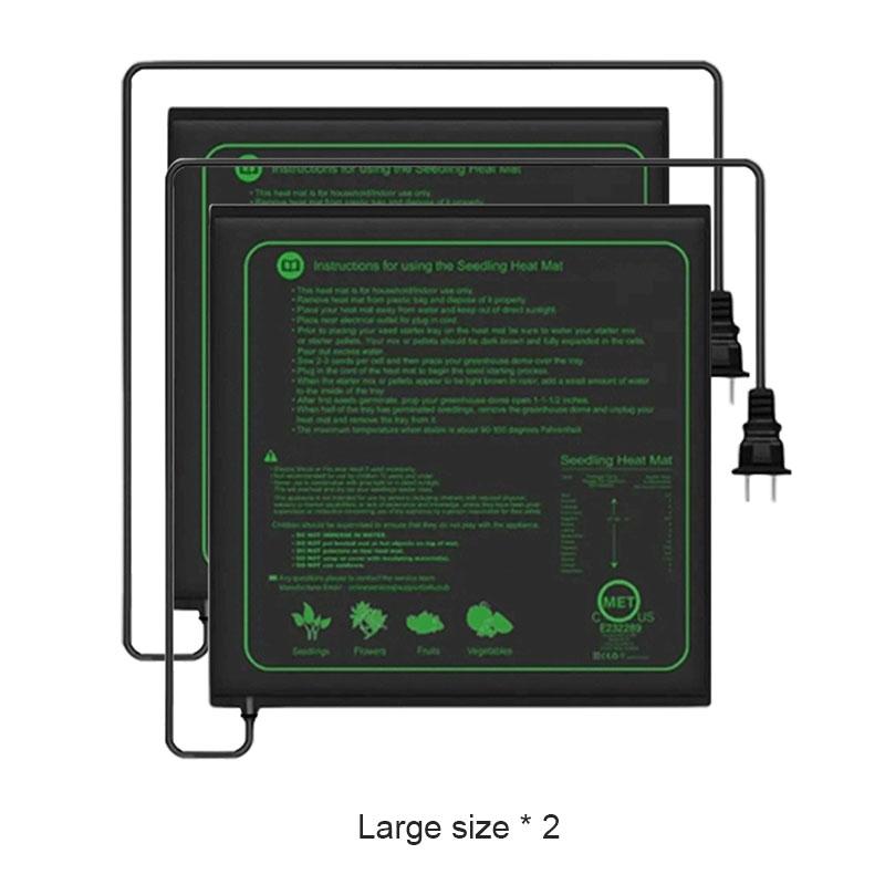 1/2/4pcs Durable waterproof seedling heating pad warm hydroponic heating pad for germination indoor gardening greenhouse US Plug