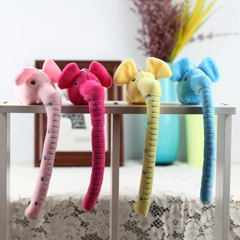 Adorable Forest Animal Long-nosed Elephant Plush Toy Small Stuffed Doll