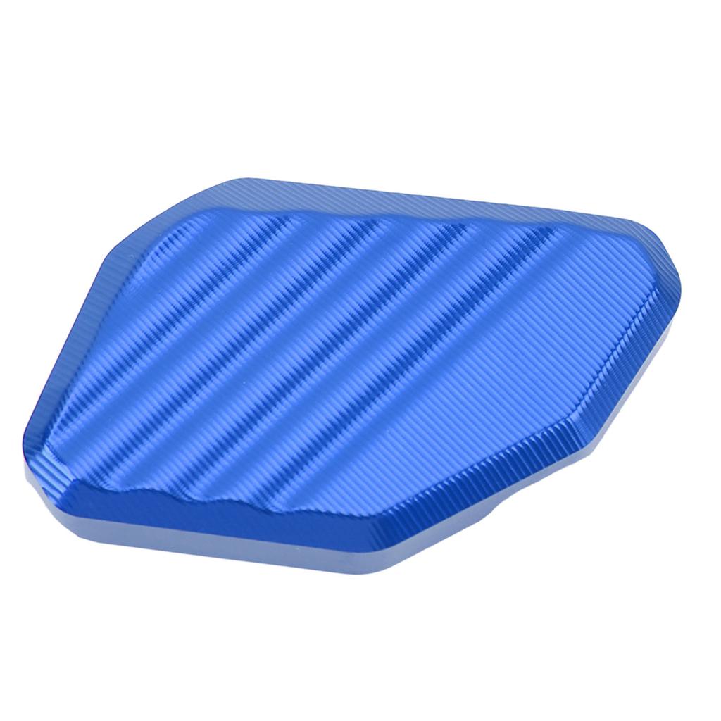 Motorcycle Side Stand Extension Pad Aluminum Alloy Anti Slip High Strength Kickstand Plate Enlarger for XMAX300 XMAX125 XMAX250 XMAX400 Blue