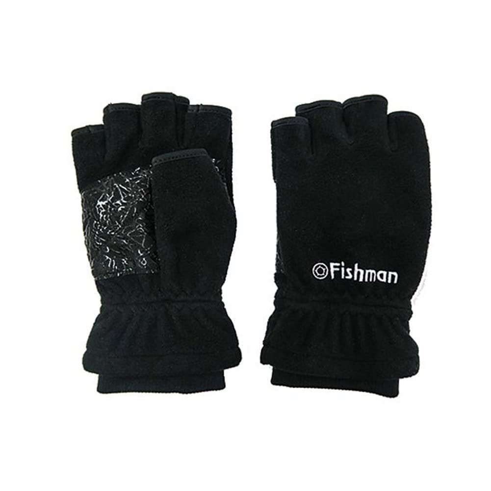 

FISHMAN Winter Gloves XXL GB-201910 (5-Fingerless), Black, чёрный