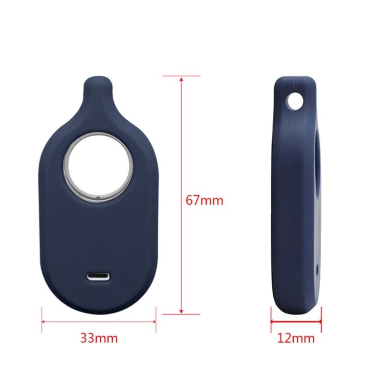 Suitable for Smarttag 2 Protective Case Silicone Keychain Pet Dog Tracker Locator Positioning Housing Anti-Scratch Cover