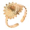 Stainless Steel Rings For Women Men Water Ripples Rainbow/Gold/Silver Color Ring Engagement Fashion Jewelry Party Bague Mujer