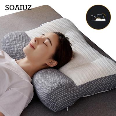Super ergonomisches Kissen, verstellbares ergonomisches orthopädisches Bettkissen, geeignet für Seiten-, Rücken- und Bauchschläfer in allen Schlafpositionen