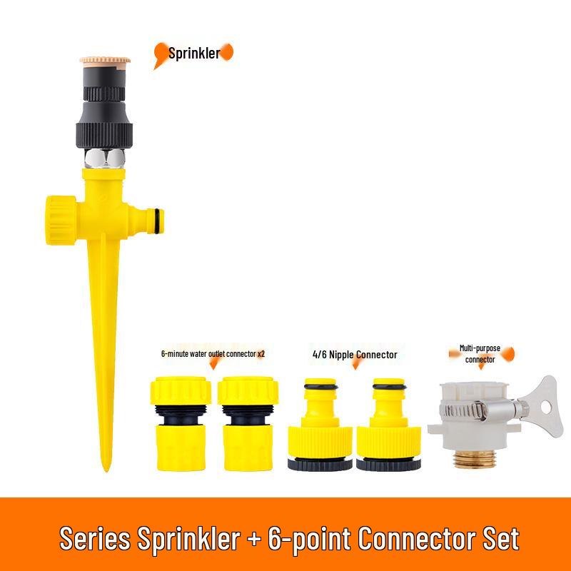 360° Adjustable Automatic Lawn & Garden Sprinkler Head