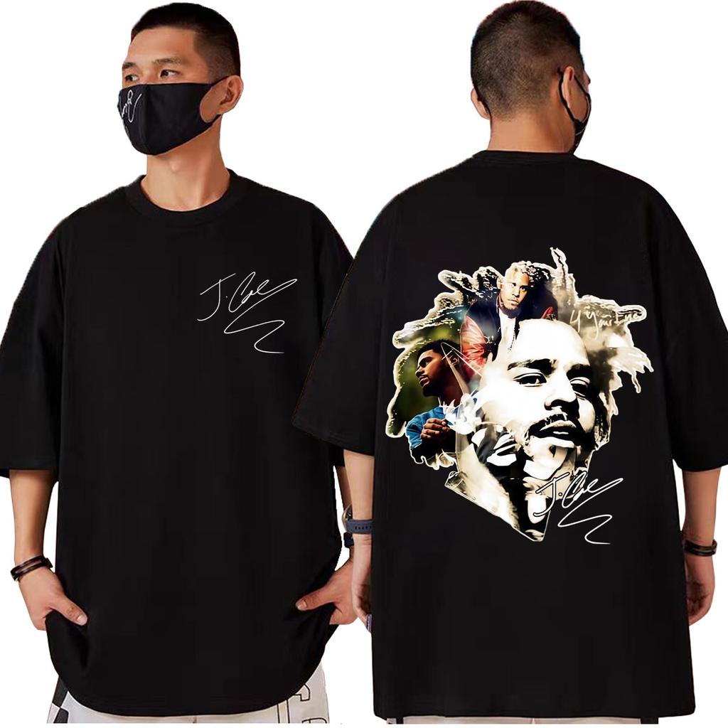 Rapper J Cole Graphic T Shirts Men Women Clothing Fashion Hip Hop Tshirt Summer Casual Cotton Short Sleeve Tshirts Streetwear
