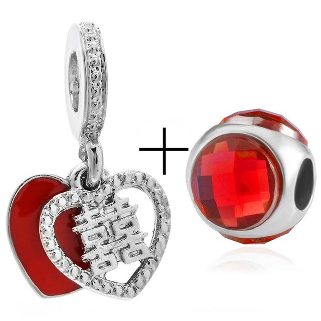 2 teile/los Hohe Qualität Kristall Herz & Lippen & Lippenstift Charme Anhänger Fit Diy Marke Armband Neckce Für Frauen Männer schmuck Machen