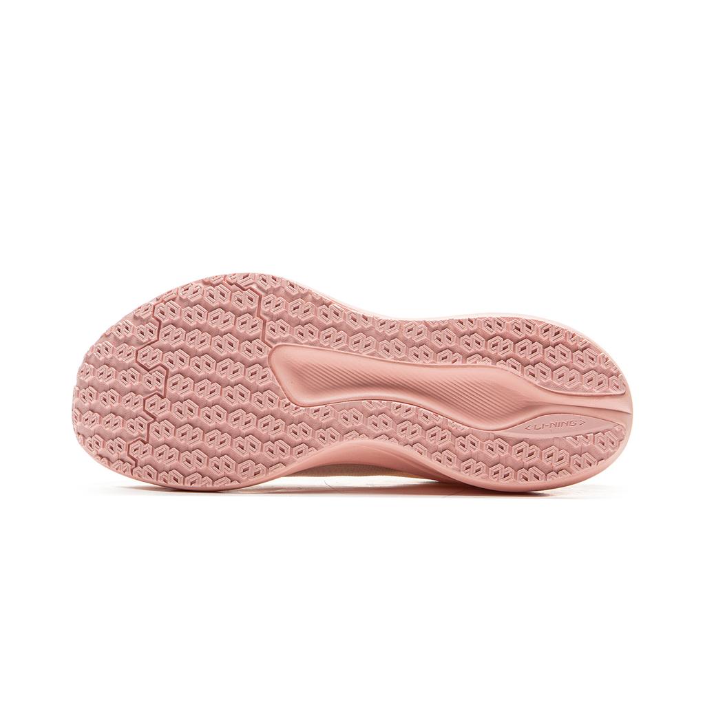 Li Ning Red Rabbit 8 Body Measurement Examination Marathon Training Professional Running Shoes Women Sneakers White Pink ARPV004-12