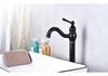 Antique American Brass Kitchen Faucet with Dual Temperature Control In Matte Black Finish
