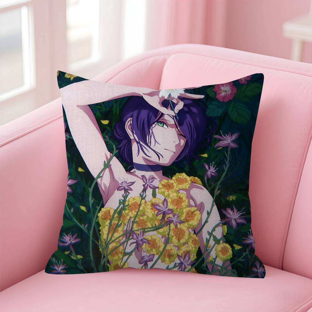 Anime CChainsaw Man The Movie Reze Arc Cushion Cover Inches Farmhouse Decor Home Throw Pillow Covers For Couch Decorations