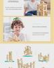 Hot Onshine Kids' DIY Wooden Marble Track Building Set
