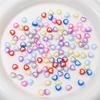 Acrylic Two-Color Love Beads for Handmade Jewelry: Bracelet & Necklace DIY Accessories