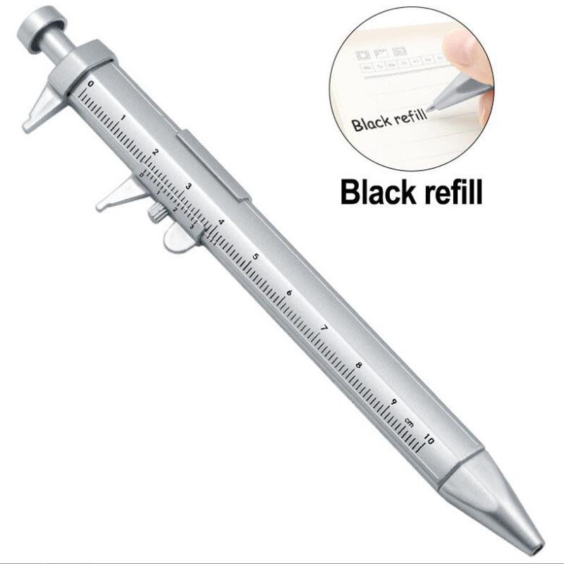 Multifunction Caliper pen Ball-Point 0.5mm ballpoint pen Gel Ink Vernier Caliper Roller Ball Creativity Stationery