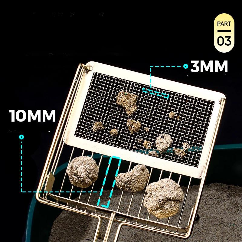 

Металлическая лопатка для кошачьего туалета большого размера с маленькими отверстиями, кошачья лопатка для уборки, лопатка для кошачьего туалета, лопатка для кошачьих какашек, инструменты для уборки кошачьего туалета серебряный