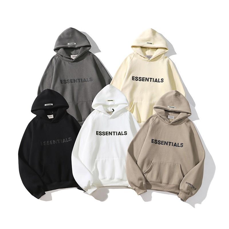 Mens Streetwear Hoodie With 3D Silicone Letter Print Oversized Fit Fleece-Lined Cotton Sweatshirt Winter