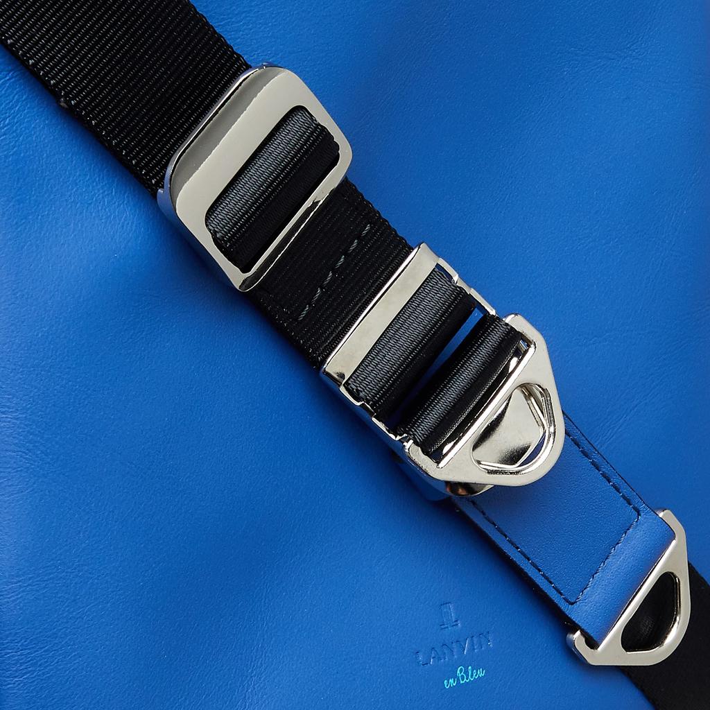 Lanvin en Bleu Herren Umhängetasche Indu, Blau, 532101