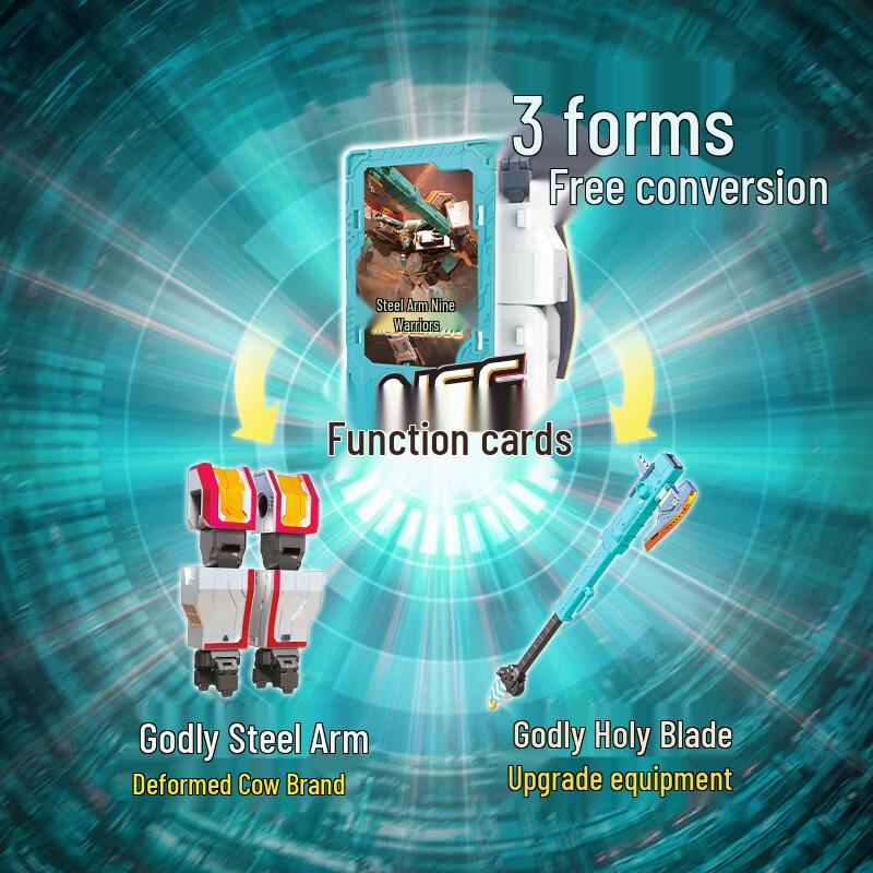 JUMPGO Card Warrior Transforming Robot Toys