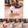 Cute And Cuddly Unicorn Plush Keychain Fluffy Pony Bag Accessory Key Holder