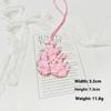 1 Piece Butterfly Applique Patch Hanging Rope Keyring  Starfish Sequin Handmade Beaded Clothing Sew On Patches Pendant