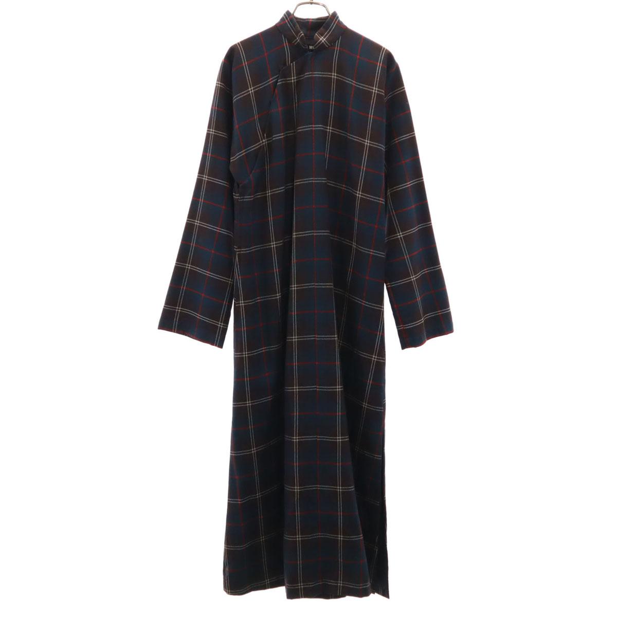 

JUNYA WATANABE COMME des GARCONS Old Check Pattern Long sleeve China Long dress Women Used